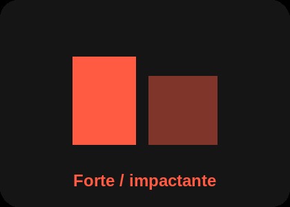 Forte / impactante